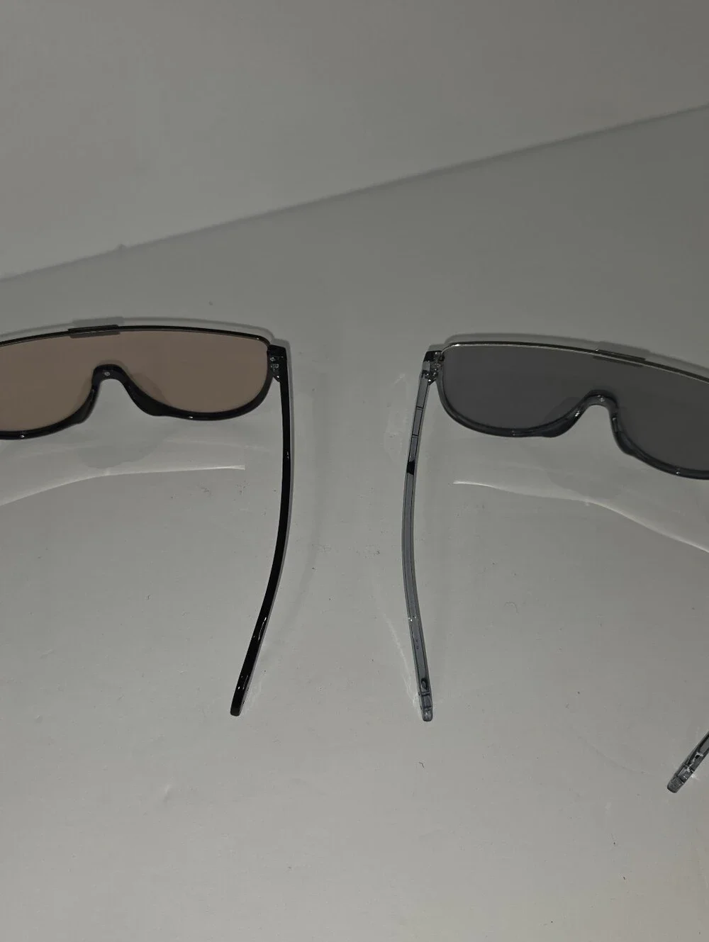 Oversized Shield Sunglasses Bundle Of 2 | Pink & Smoke Gray | Y2K Futuristic
